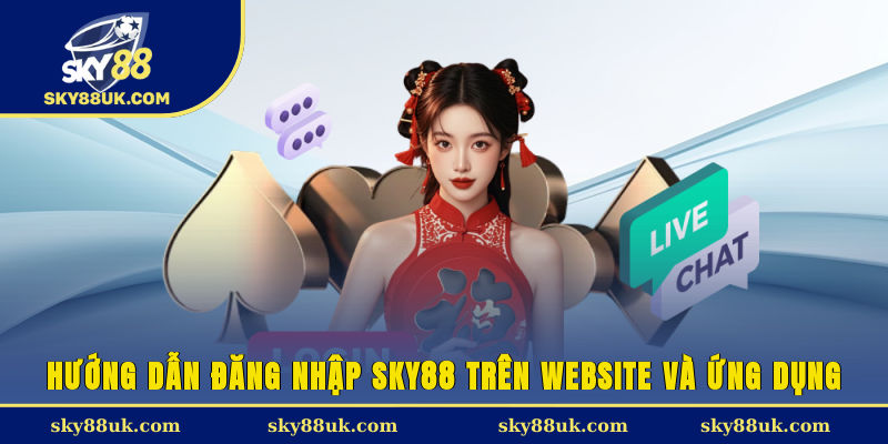 Hướng dẫn đăng nhập Sky88 trên website và ứng dụng