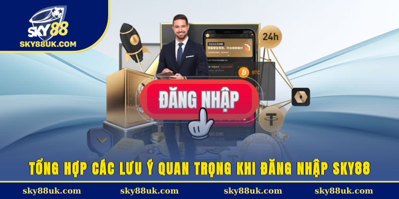 Tổng hợp các lưu ý quan trọng khi đăng nhập Sky88